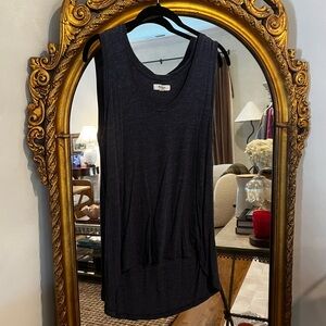 Navy Sleeveless Madewell Top